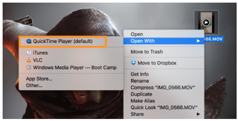 quicktime player open file