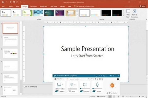 record powerPoint to video