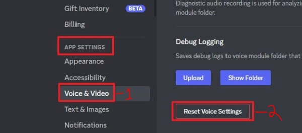 resetting discord audio settings1