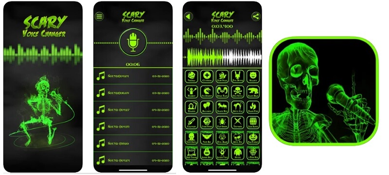 scrary voice changer ios interface