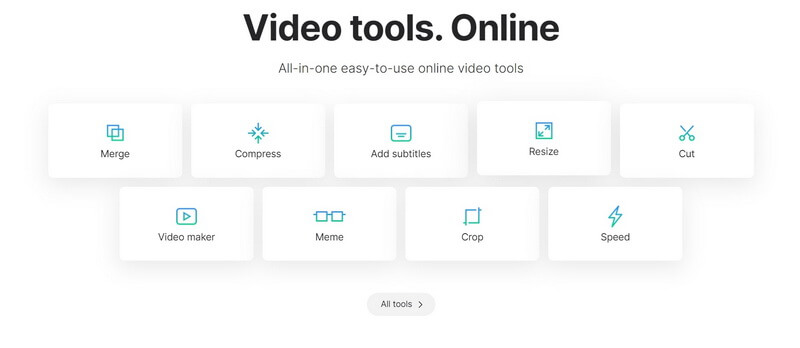 select all tools clideo