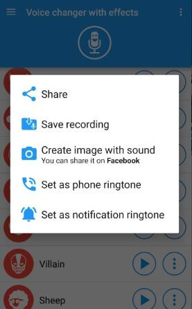 share audio on phone