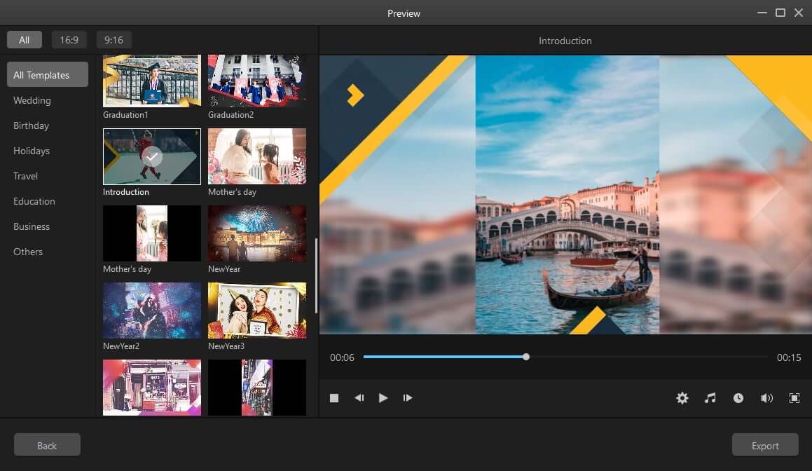 filme slideshow template