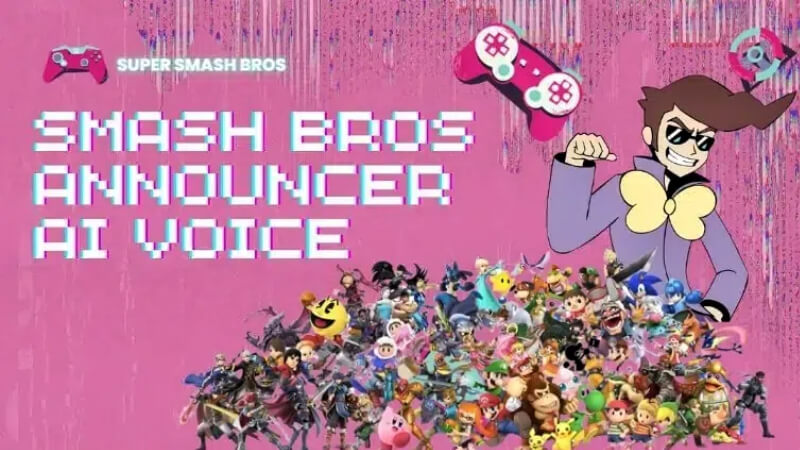 smash bros announcer ai voice
