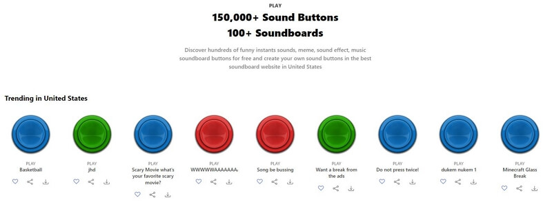 soundboardguy meme soundboard interface