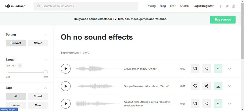 soundsnap sound effects