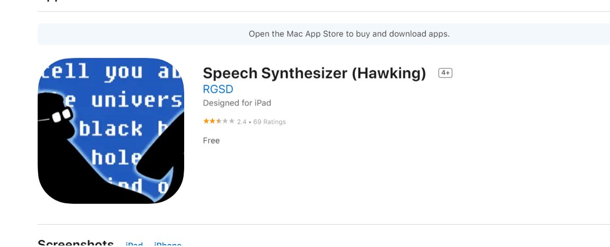 speech synthesizer stephen hawking