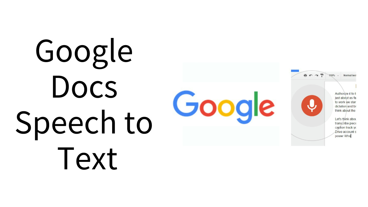 speech to text google docs