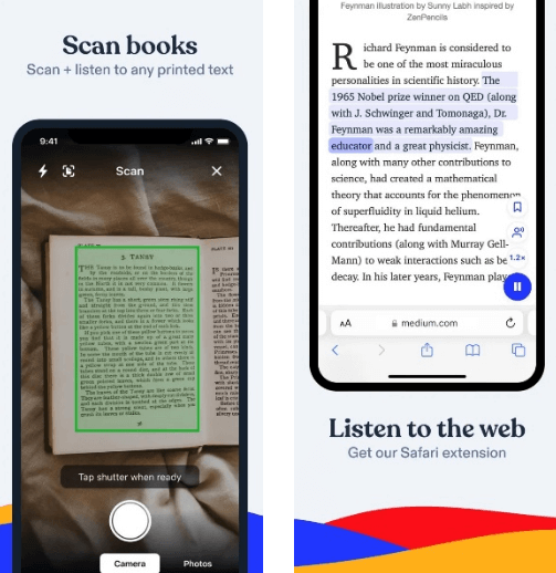 speechify text reader app