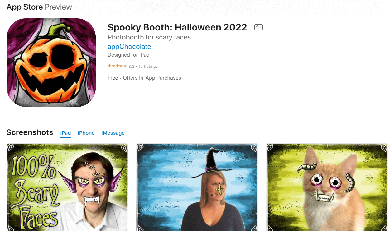 spooky booth halloween