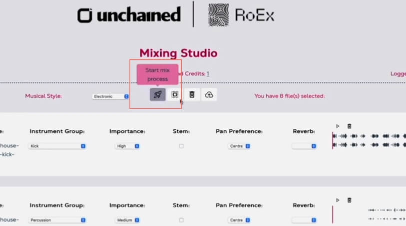 start ai mixing and mastering