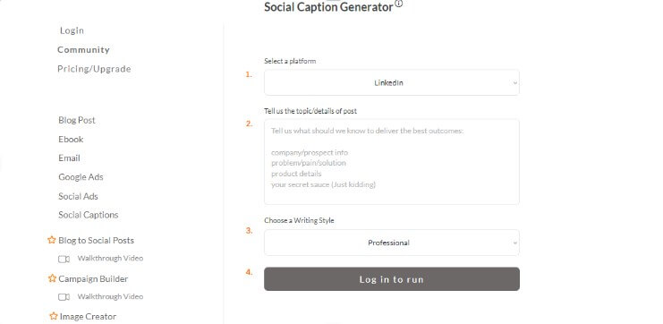 storylab.ai caption generator