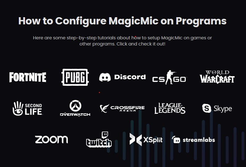 magicmic supporting games