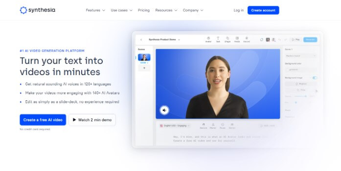 synthesia ai video generator