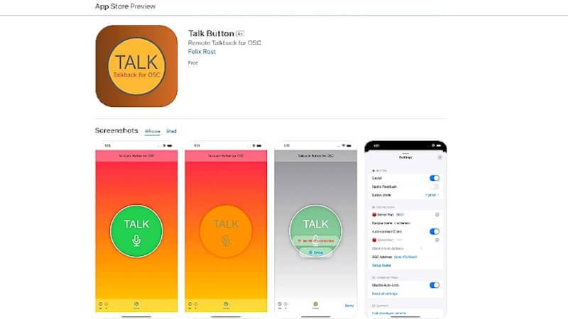 talkbutton app store