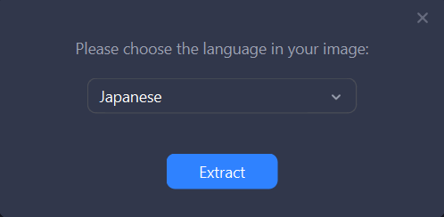 text extraction japanese