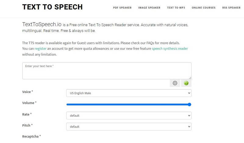 text-to-speech-site