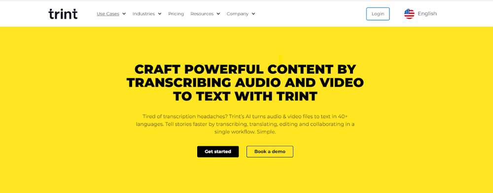 trint video to text converter