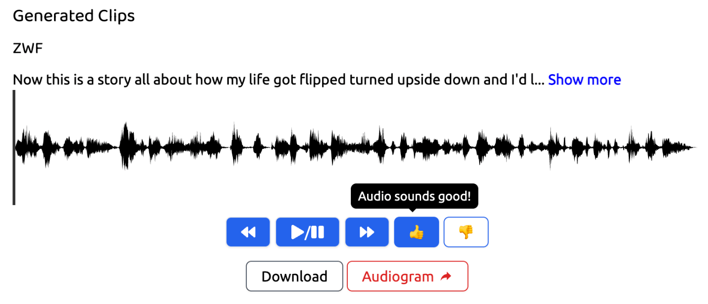 uberduck.ai tts audio