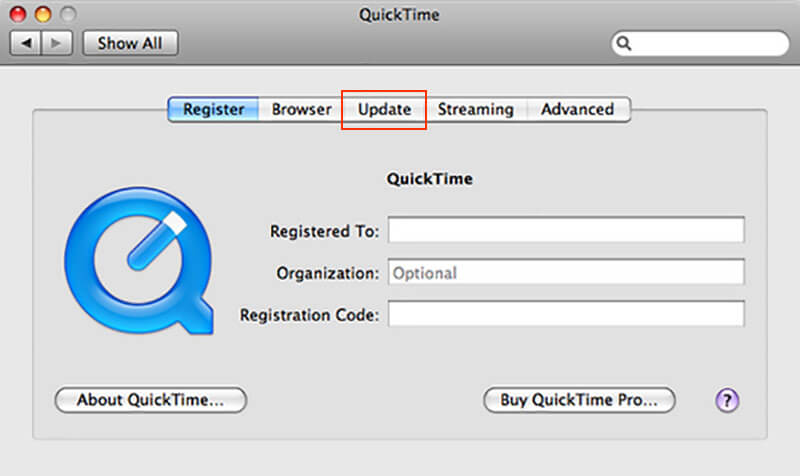 update quicktime