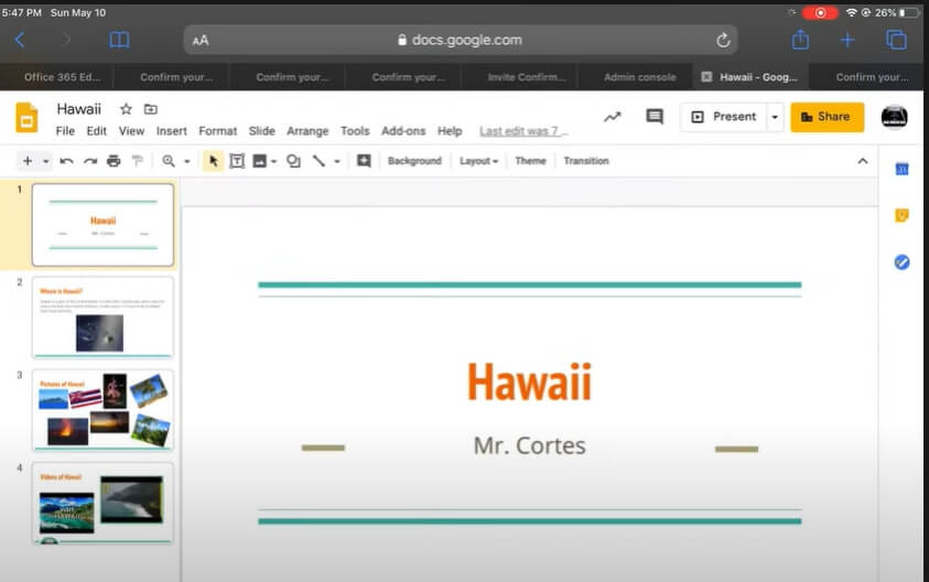 How to Put a Video on Google Slides on iPhone 