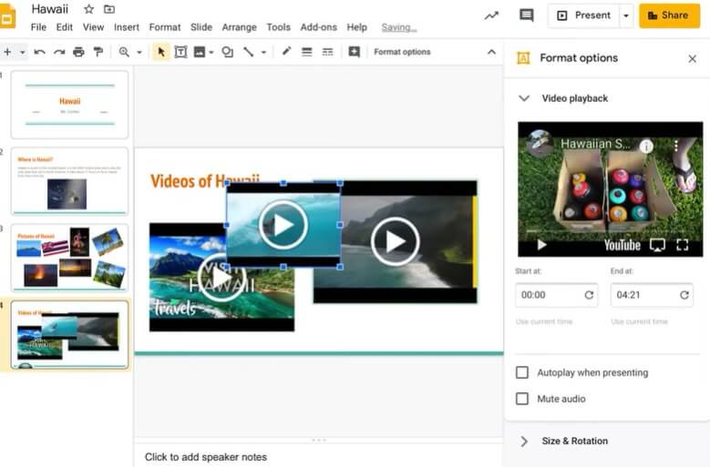 How to Put a Video on Google Slides on iPhone 