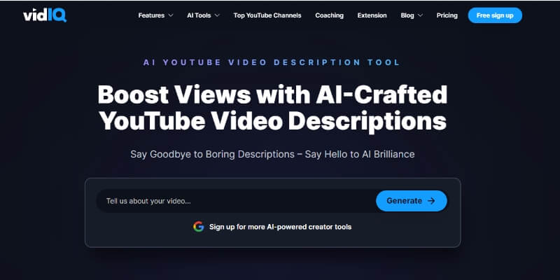 Video Description Generator Tool