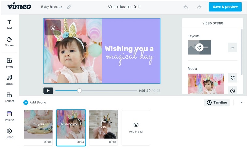 vimeo birthday video