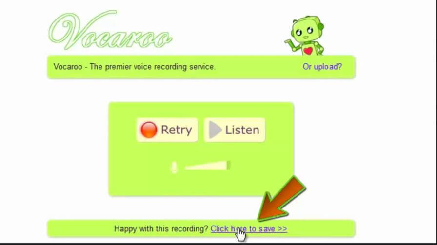 vocaroo voice recorder online