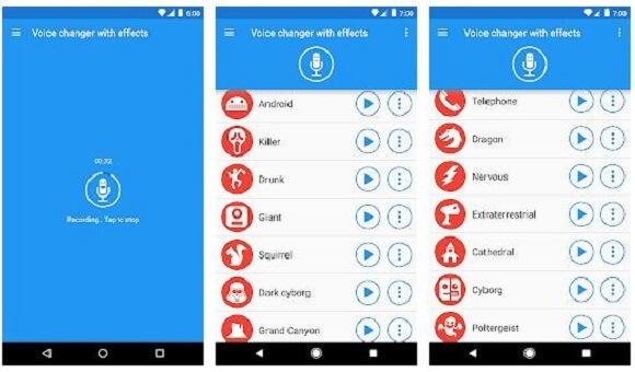 call voice changer with effects app
