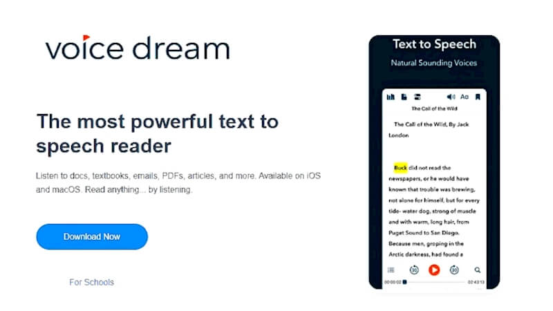 voice dream reader download page