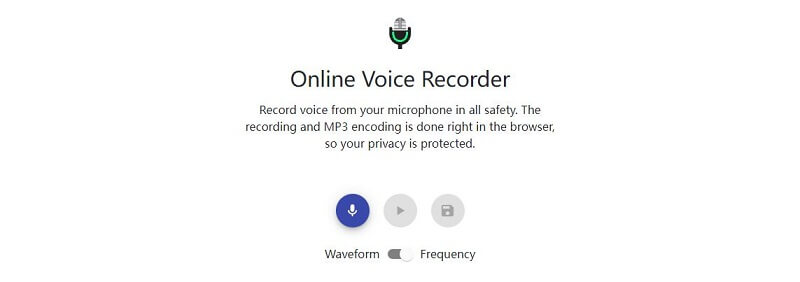 voice-recorder.io interface