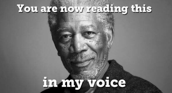 voice secret of morgan freeman