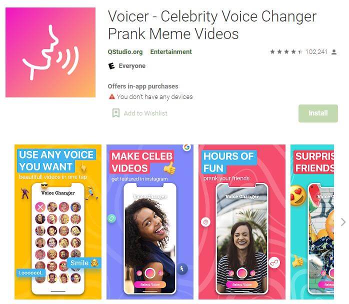 voicer cartman voice changer