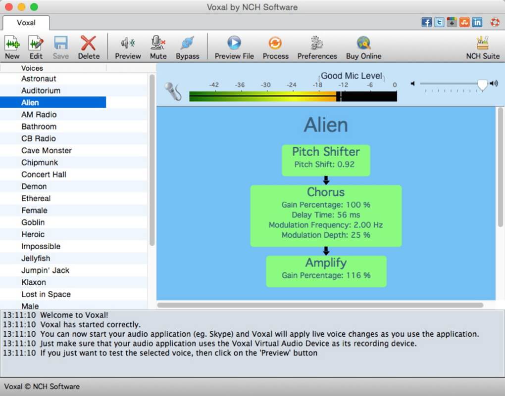 vocal soundboard for pc interface