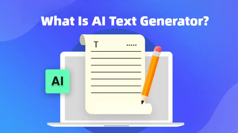 what is ai text generator