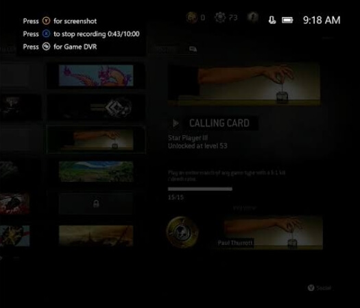 xbox guide menu