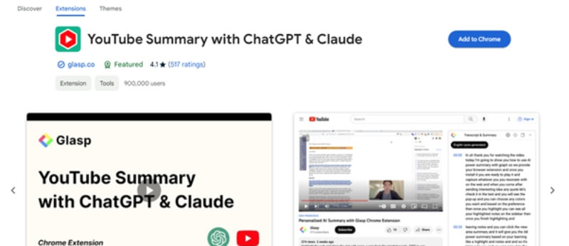 youtube summary with chatgpt