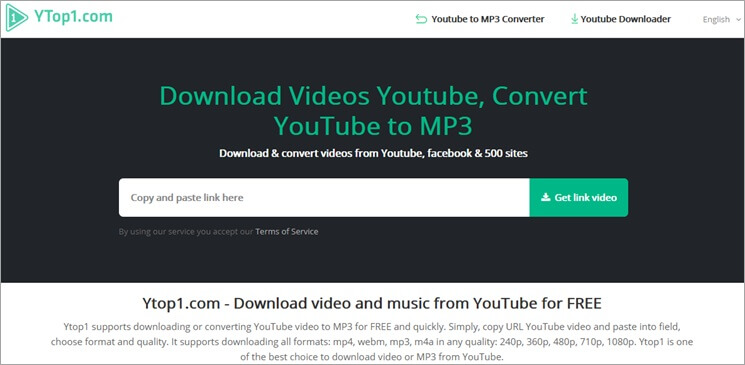 youtube video to mp3 converter yttop