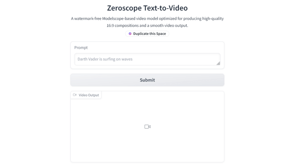 how to use zeroscope text to video