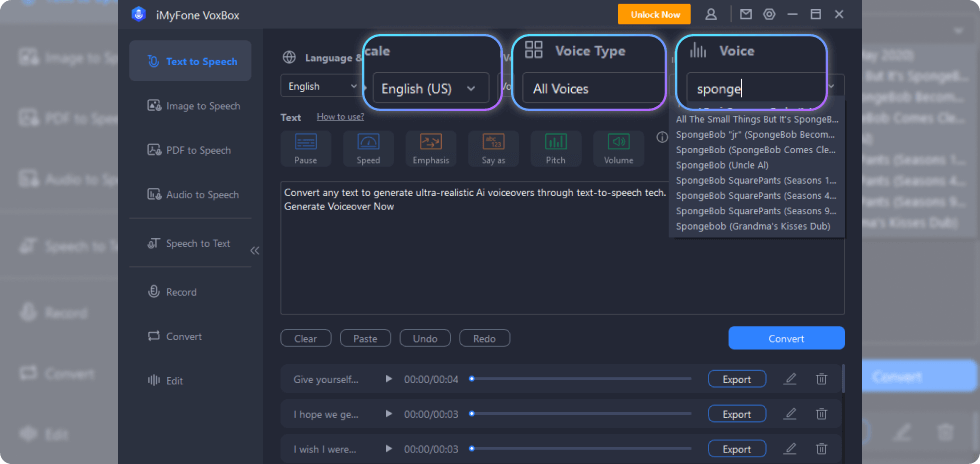 Use AI Voice Generator To Make SpongeBob Text To Speech Voice Online
