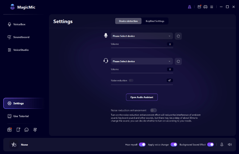 magicmic setting setup