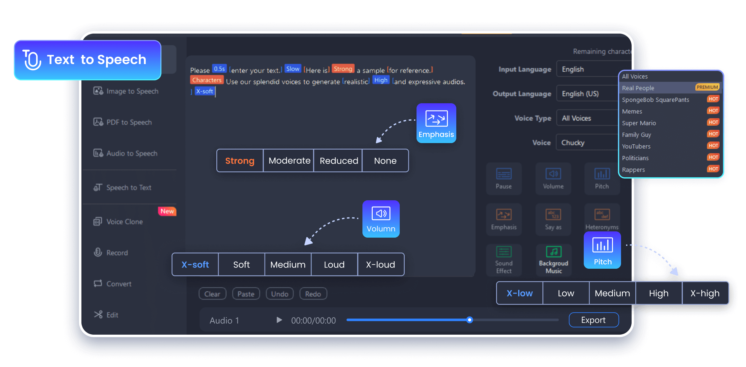 text to speech with voice cloning