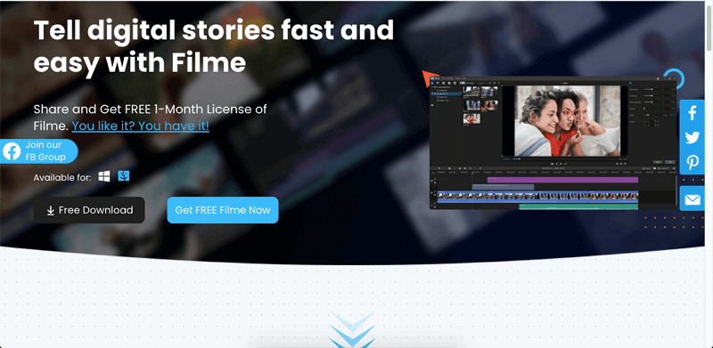 convert gif to video in imyfone filme with free offer