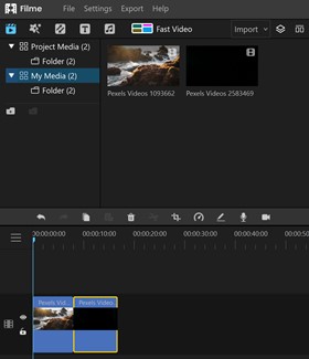 Filme Edit Timeline