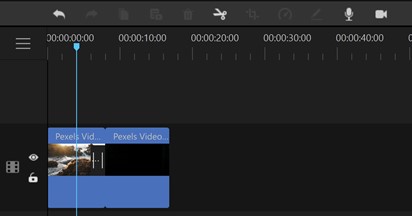 Filme add Transitions to Timeline