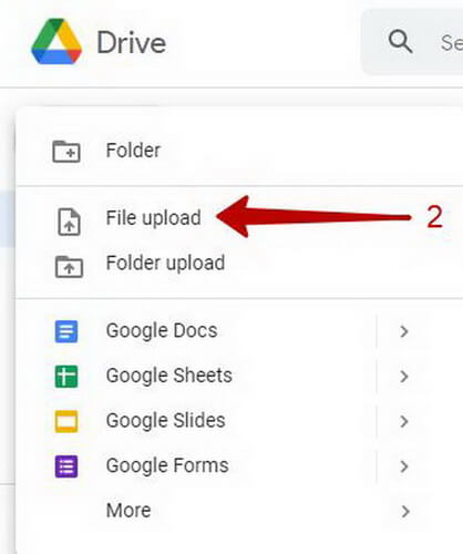 add audio google slides upload