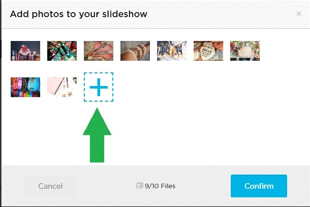 add photos on sked social