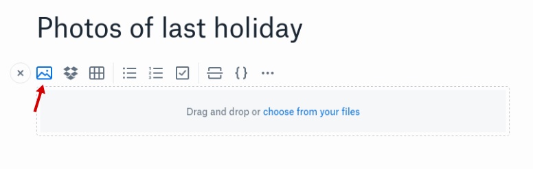 add photos to dropbox slideshow