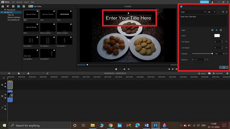 add text to videos